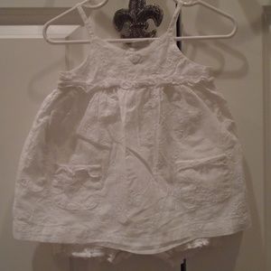 *EUC* white eyelet romper butter soft!!